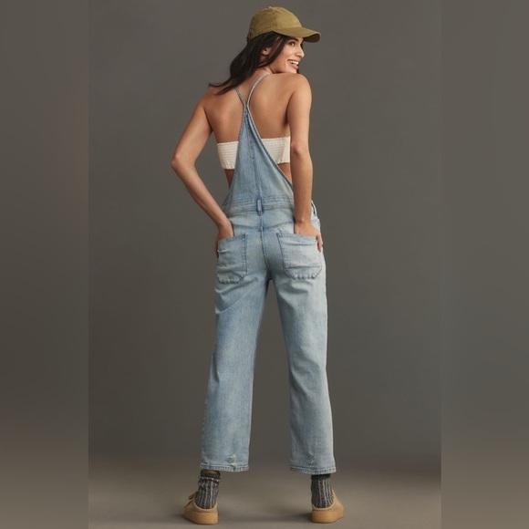 Pilcro Painter Denim Overalls Anthropologie XL - Picture 2 of 11